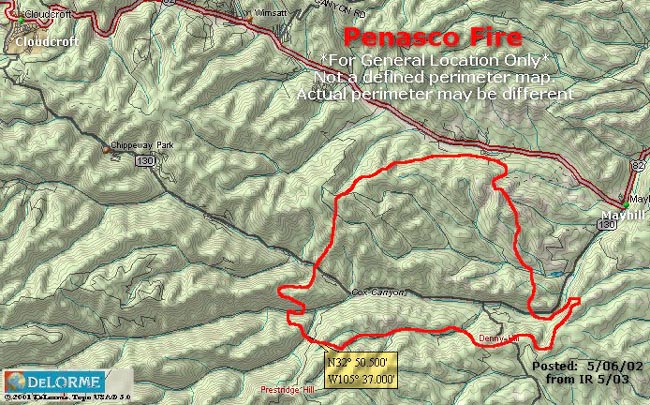 Rio Penasco Fire