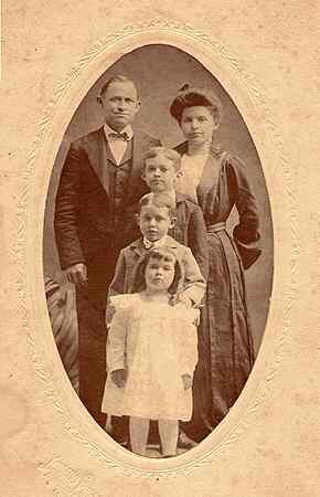 Rice and Ida Turner Tipton with Children