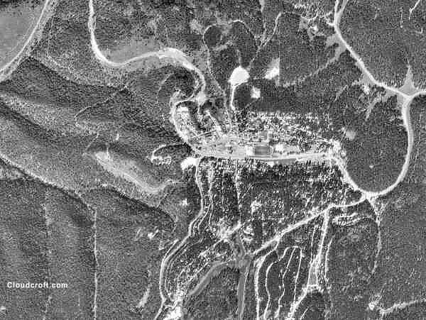 Satellite View of Cloudcroft, NM